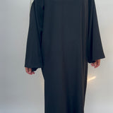 Robe Tall en feutrine noire