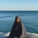 Tenue de prière - Polka blu notte