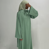 Robe en satin - Vert d’eau