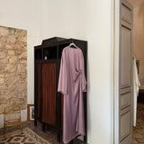 Satin dress - Deep burgundy