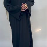 Robe Tall en feutrine noire