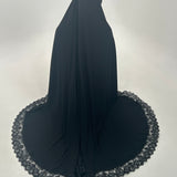 Tenue de prière - Noor Noire coton molleton