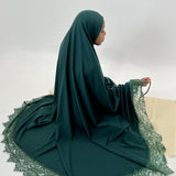 Tenue de prière - Noor verte molleton