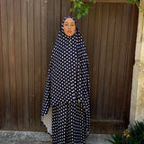 Tenue de prière - Polka blu notte