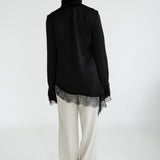 Haut à dentelle noir