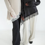 Haut à dentelle noir