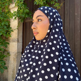 Tenue de prière - Polka blu notte