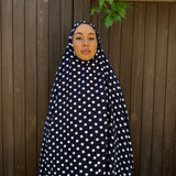 Tenue de prière - Polka blu notte