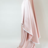 Tenue de prière en satin premium - Rose poudré