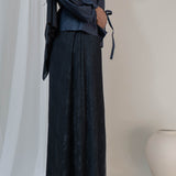 Jupe dentelle signature - Noire