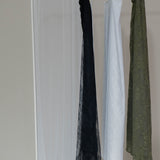 Jupe dentelle signature - Noire